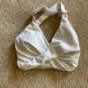 Buff bunny sports bra - white size small